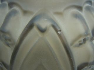 Daum Art Deco Moulded Glass Vase Pierre d ' Avesn 5