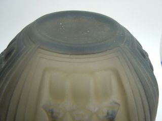 Daum Art Deco Moulded Glass Vase Pierre d ' Avesn 8