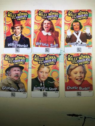 Willy Wonka & The Chocolate Factory Collectible Arcade Card You Pick Fast Ship