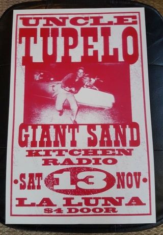 Uncle Tupelo & Giant Sand Poster @ La Luna Son Volt,  Wilco,  Farrar,  Tweedy