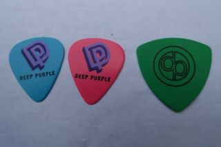 Green Deep Purple Roger Glover Tour Guitar Pick