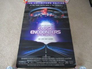 Vintage 90s Close Encounters Of The Third Kind Promo Video Movie Poster 1998
