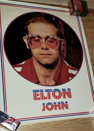 Vintage Elton John Poster 2