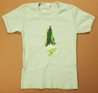 Vintage Pearl Jam Kids T - Shirt Forestry Green Size Medium M Eddie Vedder