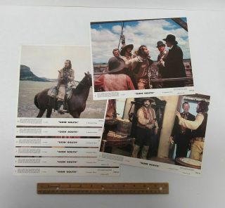 8 Vintage 1978 (8x10) Movie Theater Lobby Cards Goin South Western Comedy Wz8566