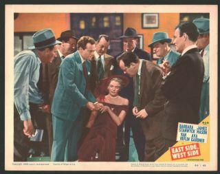 East Side West Side Lobby Card (fine) Movie Poster Art 1950 James Mason 151
