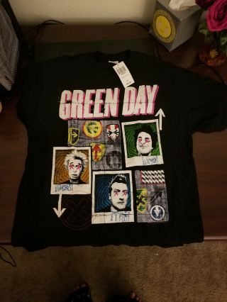Green Day 99 Revolutions Shirt From Hot Topic Size Large