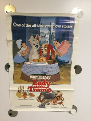 Movie Poster Walt Disney Lady And The Tramp