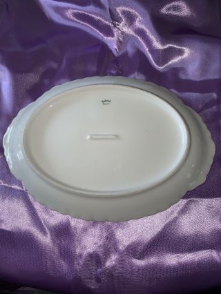 Vintage Ranson White Oval Serving Platter 11 1/2 