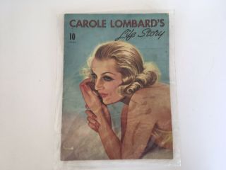 Vintage Carole Lombard’s Life Story