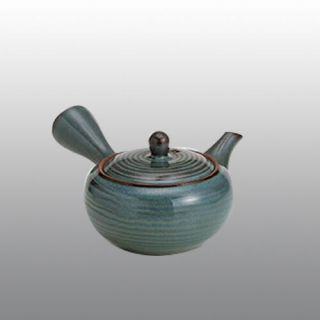 Sozan Kyusu (b) (360cc/ml) Obi Ami Stainless Steel Net - Japanese Teapot