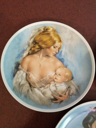 MOTHER ' S DAY PLATES 1975,  77,  78 Leo Jansen Royal Bayreuth Young Americans 2