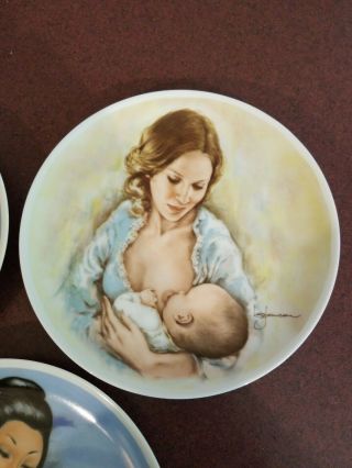 MOTHER ' S DAY PLATES 1975,  77,  78 Leo Jansen Royal Bayreuth Young Americans 3