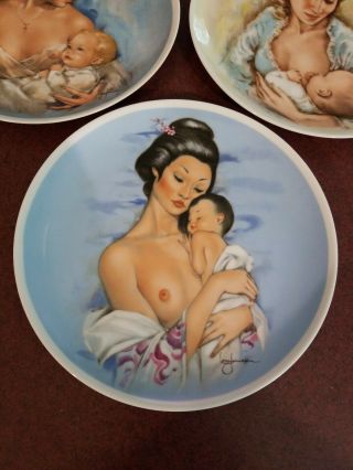 MOTHER ' S DAY PLATES 1975,  77,  78 Leo Jansen Royal Bayreuth Young Americans 4