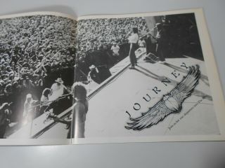 JOURNEY 1980 Japan Tour Program Brochure Pamphlet Book UDO Music Flyer 3