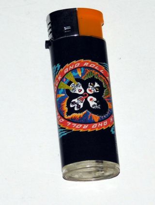 Kiss Band Rock And Roll Over Lighter C&d Official 2002 Gene Ace Pete Paul