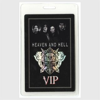 Black Sabbath Authentic 2007 Laminated Backstage Pass Heaven And Hell Tour Dio