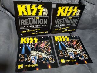 Kiss Unplugged Reunion Album Release Promo Posters