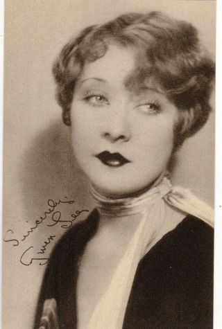 Gwen Lee - Hollywood Silent/talkies Star Blatz Gum 1920s Picture Card/scarce