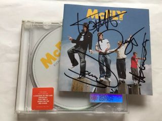 Mcfly 2004 Special Edition Debut Cd Album Signed Autographed By All 4 Members
