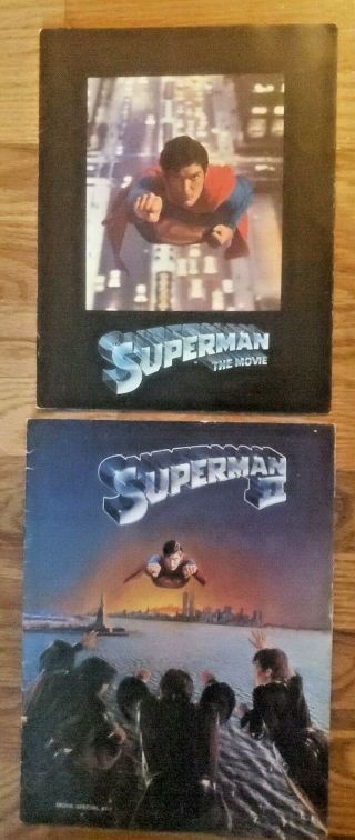 1978 Superman The Movie And 1981 Superman Ii Dc Comics Warner Bros Programs
