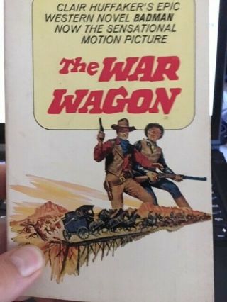 John Wayne The War Wagon Paperback Book Kirk Douglas