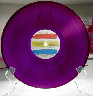 The Police Synchronicity Purple Vinyl Kc - 600 Audiophile Pressing 1983