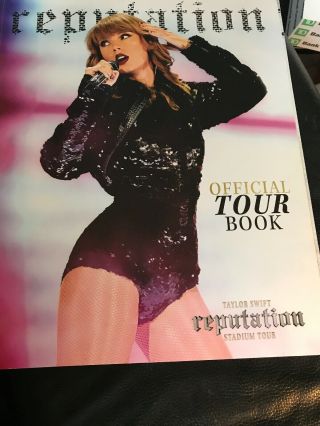 Taylor Swift Official Reputation Stadium Tour Program Book