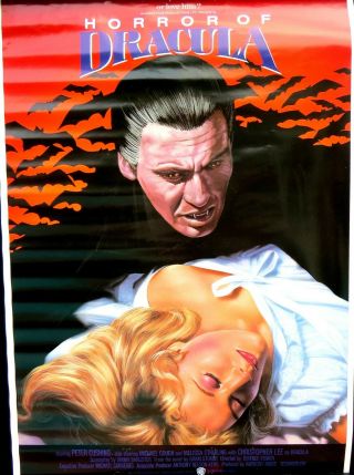 Vintage Movie/video Poster - - - - - Dracula