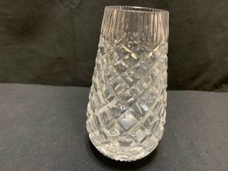 Waterford Crystal Cut Vase 7 1/4 " Tall