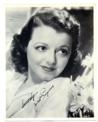 Janet Gaynor Double Weight Promotional Photo 1930s