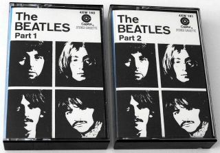 The Beatles White Album 1978 Capitol Cassette Tapes Alternate Track Order