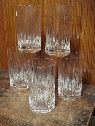 Set Of 6 Rogaska Lead Crystal Tumblers Water Glasses