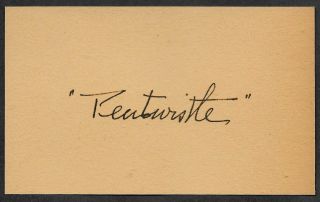 Peg Entwistle Hollywood Sign Suicide Autograph Reprint On 1930s 3x5 Crd