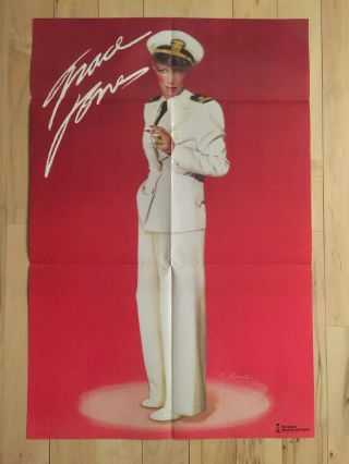 Vintage 1978 Grace Jones Music Promo Poster