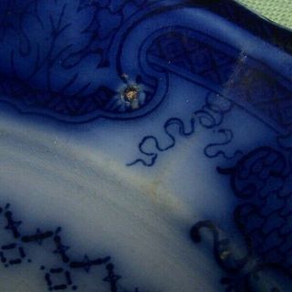 Antique Flow Blue Chinese Porcelain Plate T.  J.  & J.  Mayer 7