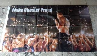Make Chester Proud Flag - - Chester Bennington Linkin Park Mike Shinoda 2