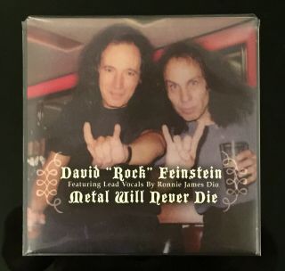 Ronnie James Dio Metal Will Never Die Cd Single