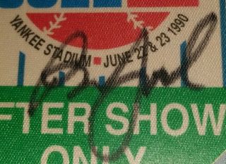 Billy Joel Storm Front Concert Yankee Stadium June 22 & 23 1990 After Show Pass 4