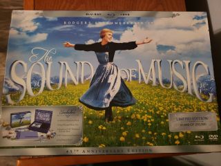 The Sound Of Music Blu - Ray/dvd 45th Anniversary Limited Edition Box Set