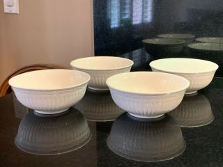 Set Of 4 Mikasa Italian Countryside Soup/cereal Bowls Stoneware 5.  5 " Dd900