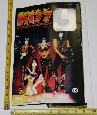 KISS Band Custom Fan Made Empty Display Box For 1978 Mego Figure Doll 5