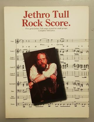 Jethro Tull - Rock Score Songbook