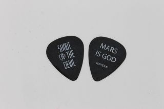 Mick Mars Concert Guitar Pick Motley Crue Cruefest Tour Logo Sola The Dirt