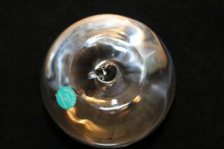 TIFFANY & CO.  VINTAGE LEAD CRYSTAL APPLE PAPERWEIGHT MADE IN GERMANY 7