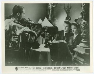Lauren Bacall,  Kirk Douglas Movie Photo 1950 Young Man With A Horn