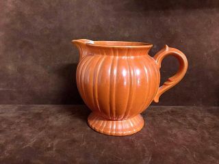 Vintage Stangl Pottery 1388 Colonial Tangerine 6 1/2 " Pitcher