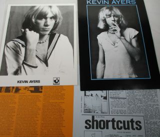 Kevin Ayers Press Photo Kit Bio Folder Confessions Of Dr.  Dream Soft Machine Ex