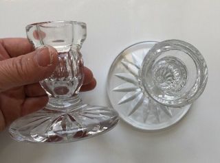 Vintage Waterford Crystal Candle Holders W/ Box