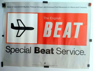 The English Beat_original 1982 Promo Poster_36 " X27 " _ska_ranking Roger R.  I.  P.